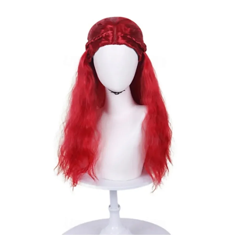 Anime Cosplay Blue Hair - Synthetic Hair Long Wavy Blue Braided