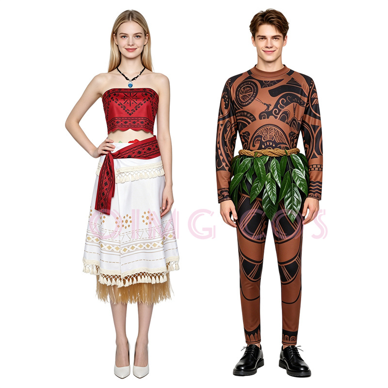 Moanaa Maui‌i Cosplay Costume  - đánh giá và giá Anime Cosplay Ladies