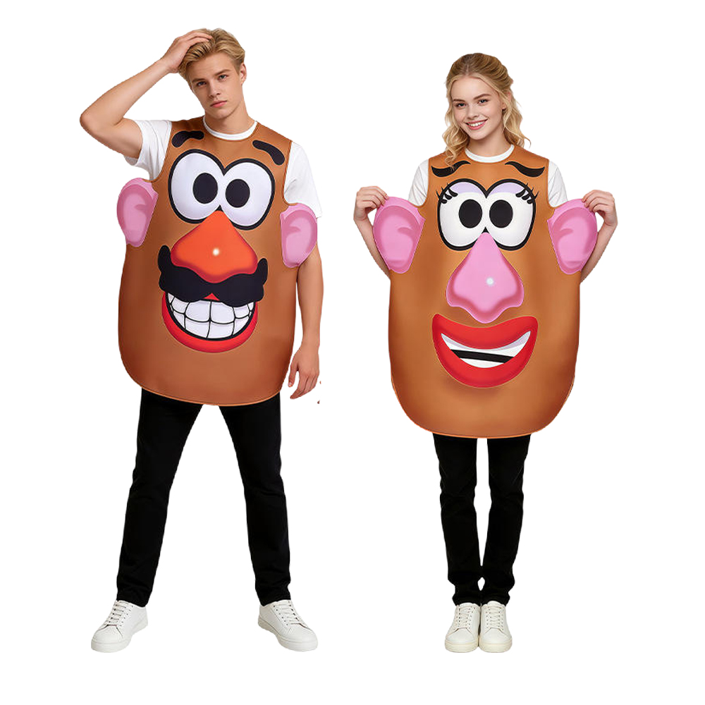 Potato Head Costume Mr. and Mr - đánh giá và giá Anime Cosplay Couple