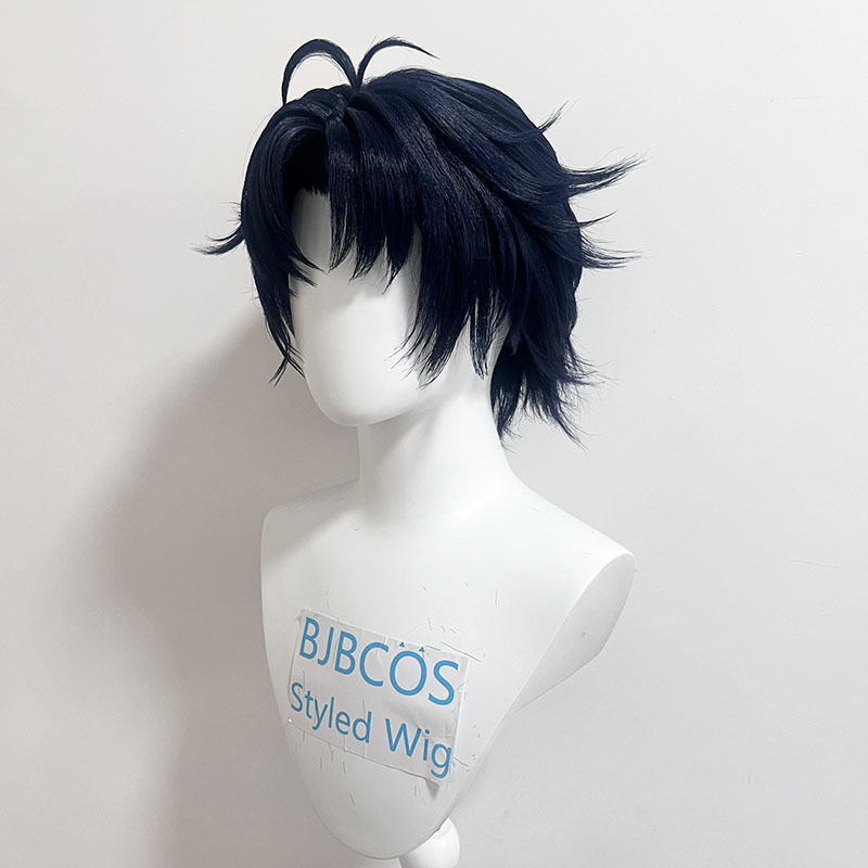 [Styled Wig]Asaba Harumasa Cos - đánh giá và giá Anime Cosplay Blue Hair